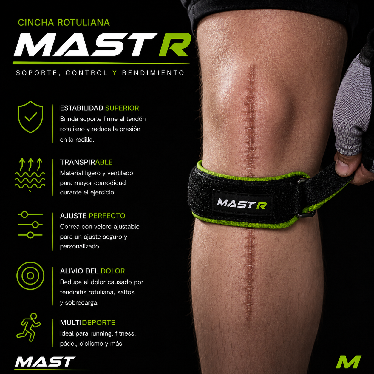 Cincha ROTULIANA MAST R™️ 
| Soporte, estabilidad y confianza en cada movimiento