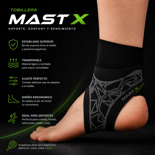 Tobillera Mast X™️ | Estabiliza y asegura en cambios bruscos