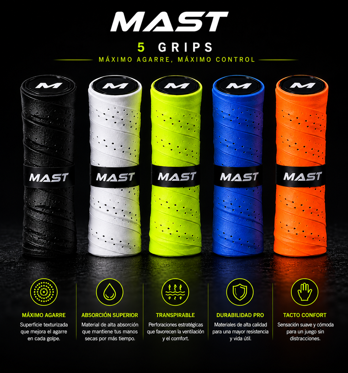 Pack x5 Grips